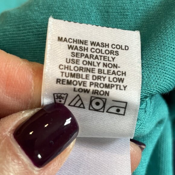 Woman Within Pull On Pants Size 5X Turquoise Elastic Stretch Athleisure Comfort - Picture 11 of 12